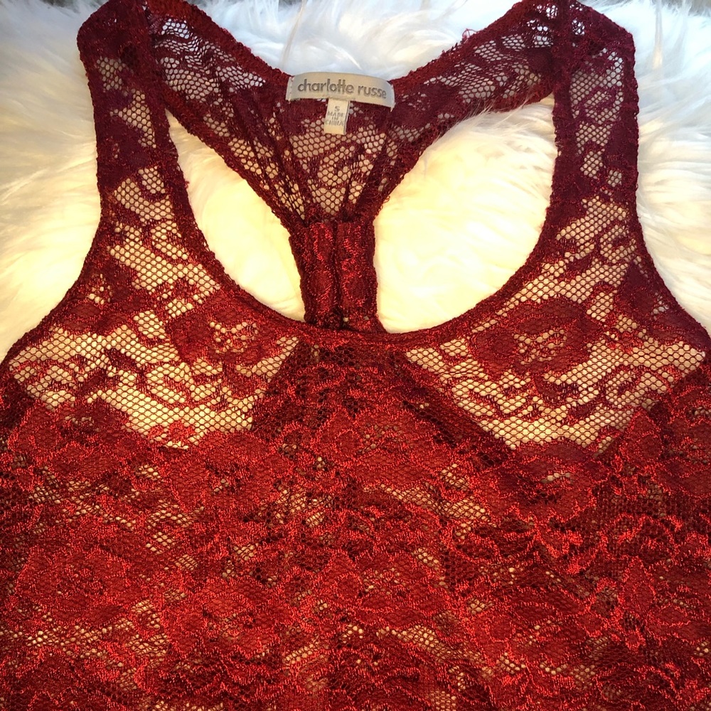 Charlotte Rousse Lace Tank - Picture 3 of 4